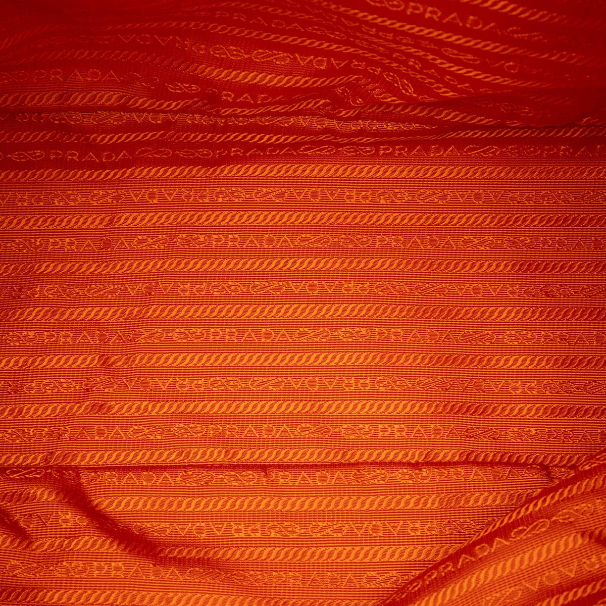 Prada Saffiano Trimmed Tessuto Tote
