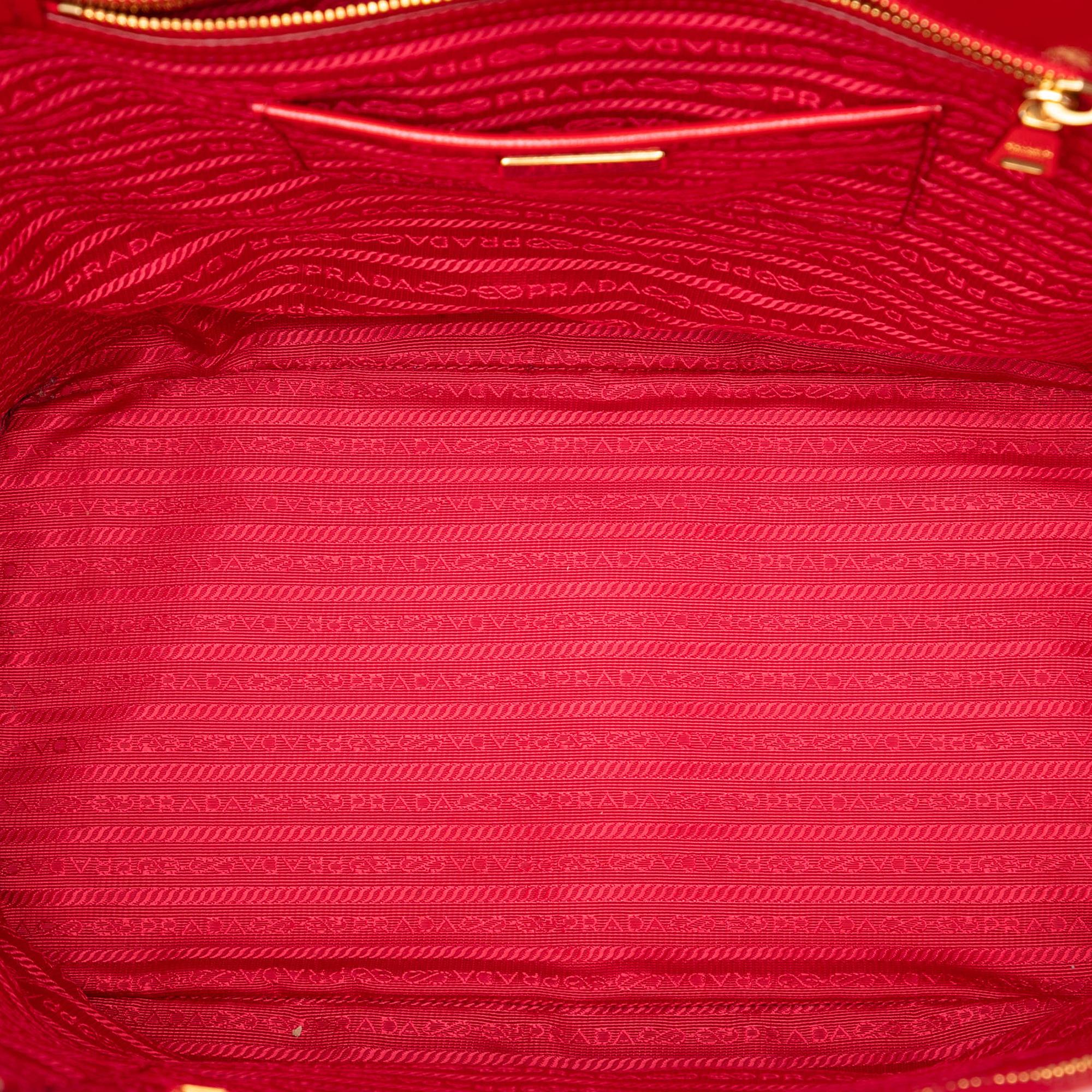 Prada Saffiano Vernice Convertible Tote