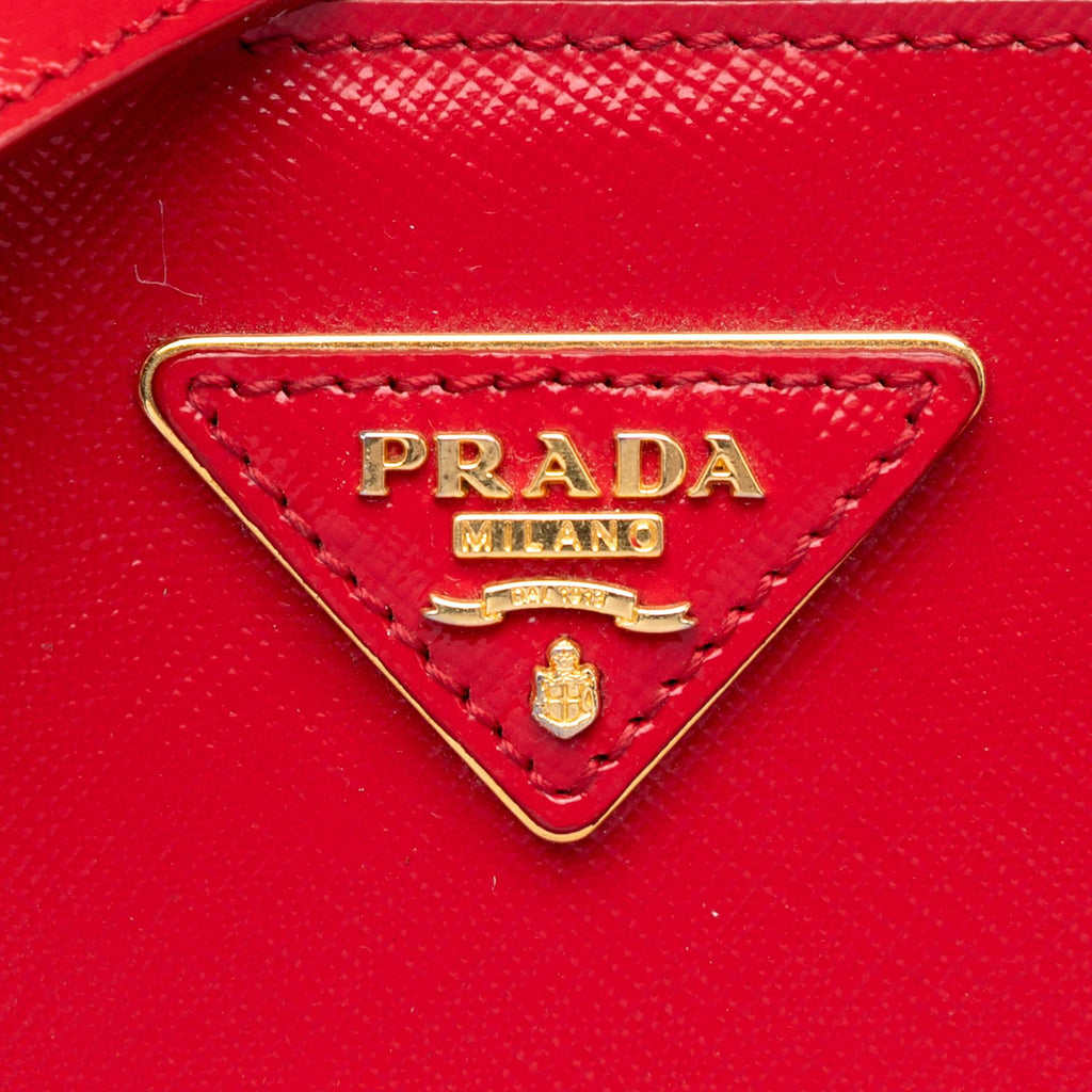 Prada Saffiano Vernice Convertible Tote