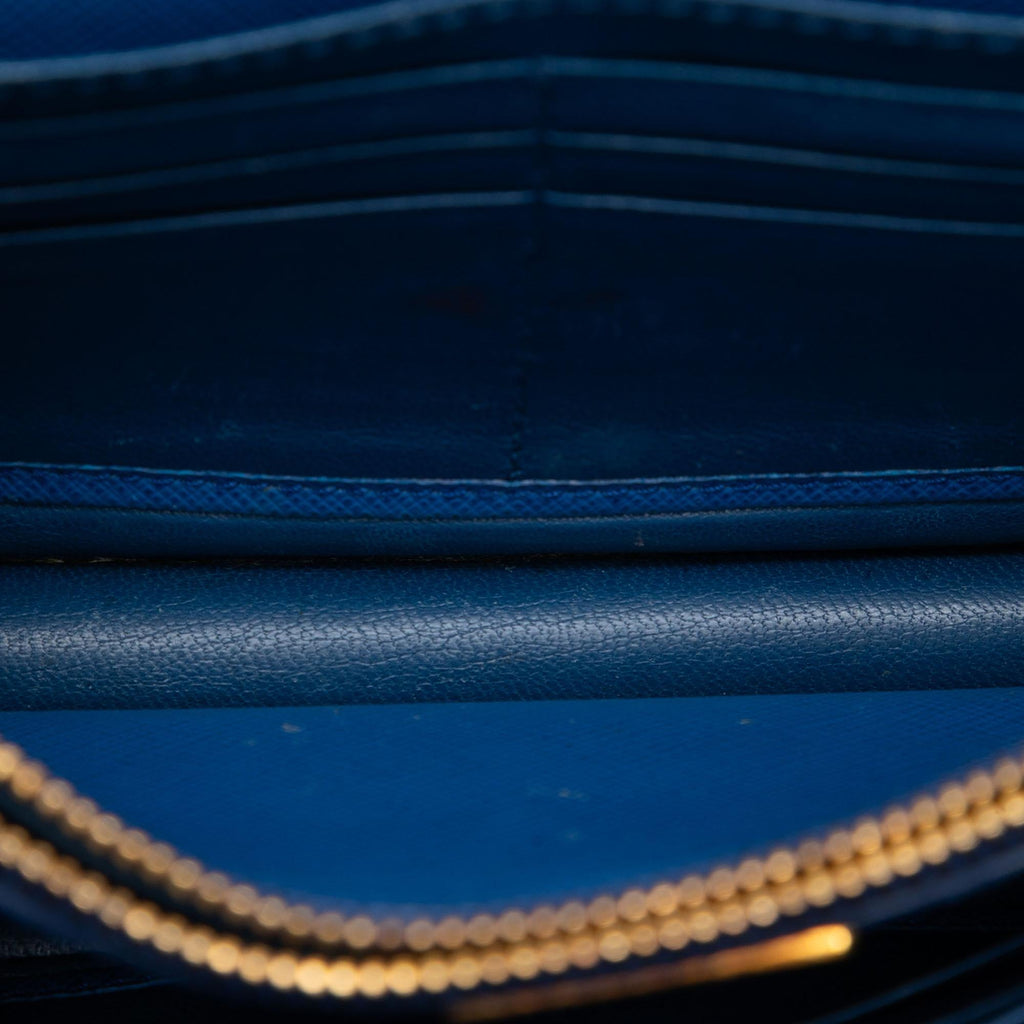 Prada Saffiano Wallet on Strap