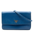 Prada Saffiano Wallet on Strap