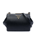 Prada Saffiano and City Calf Light Frame Crossbody