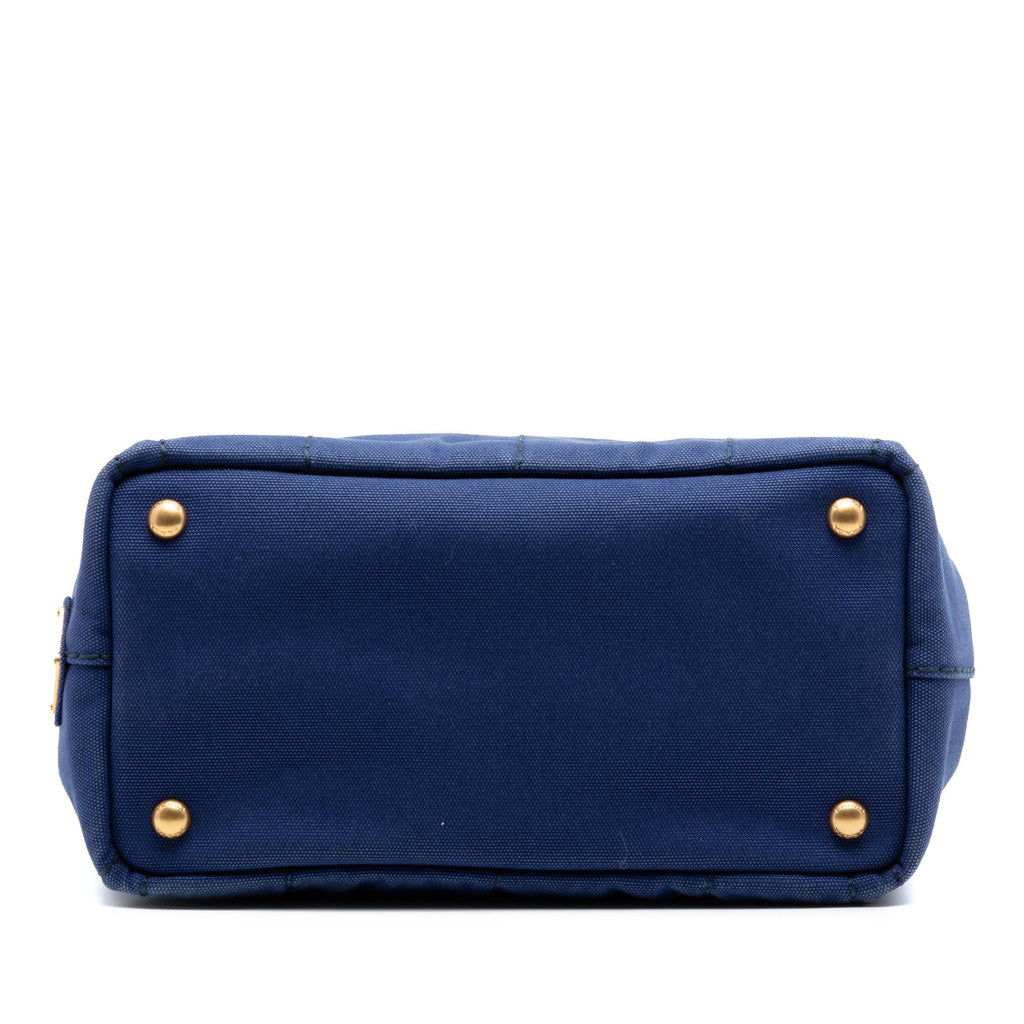 Prada Small Canvas Canapa Logo Satchel