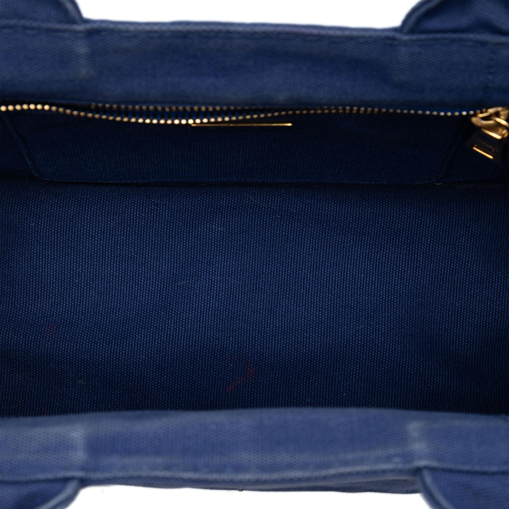 Prada Small Canvas Canapa Logo Satchel