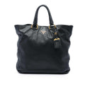 Prada Soft Calf Open Convertible Tote