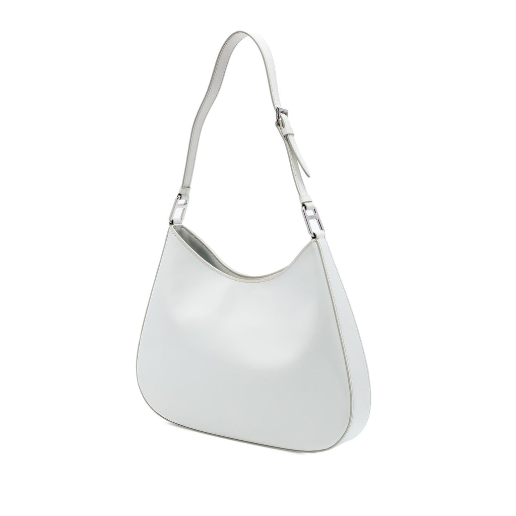Prada Spazzolato Leather Cleo Shoulder Bag