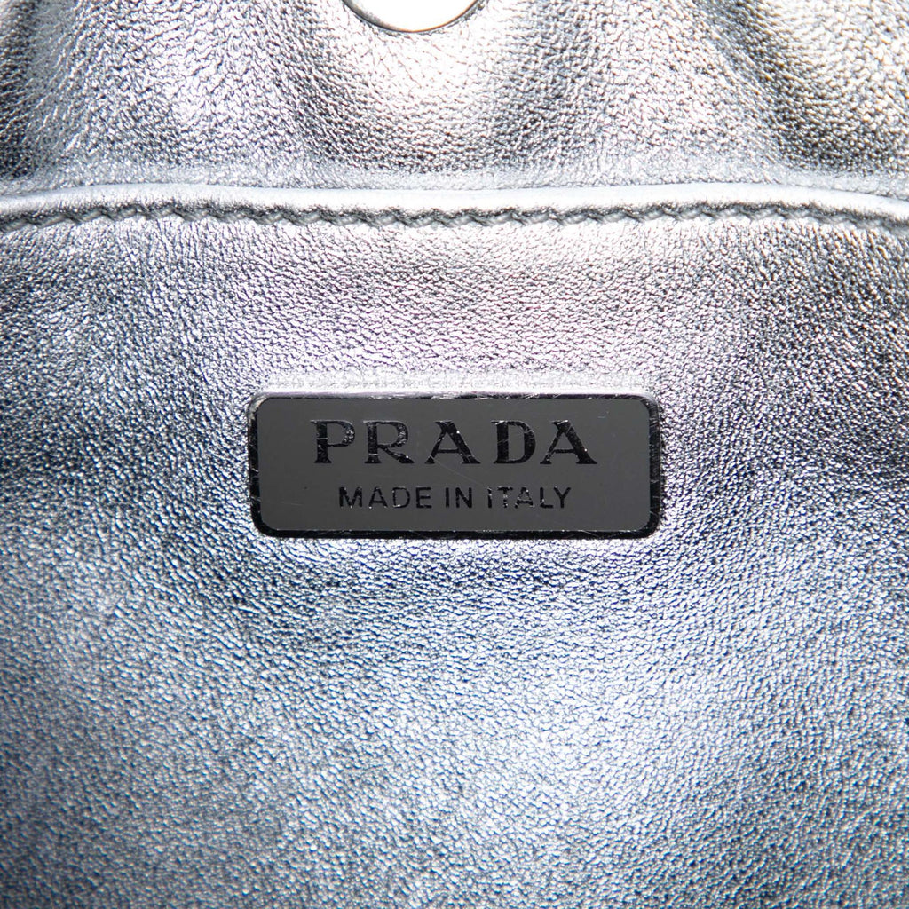 Prada Spazzolato Leather Cleo Shoulder Bag