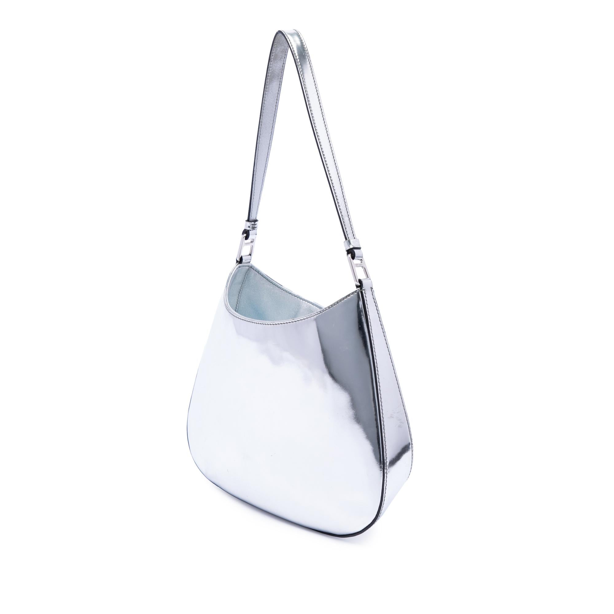 Prada Spazzolato Leather Cleo Shoulder Bag