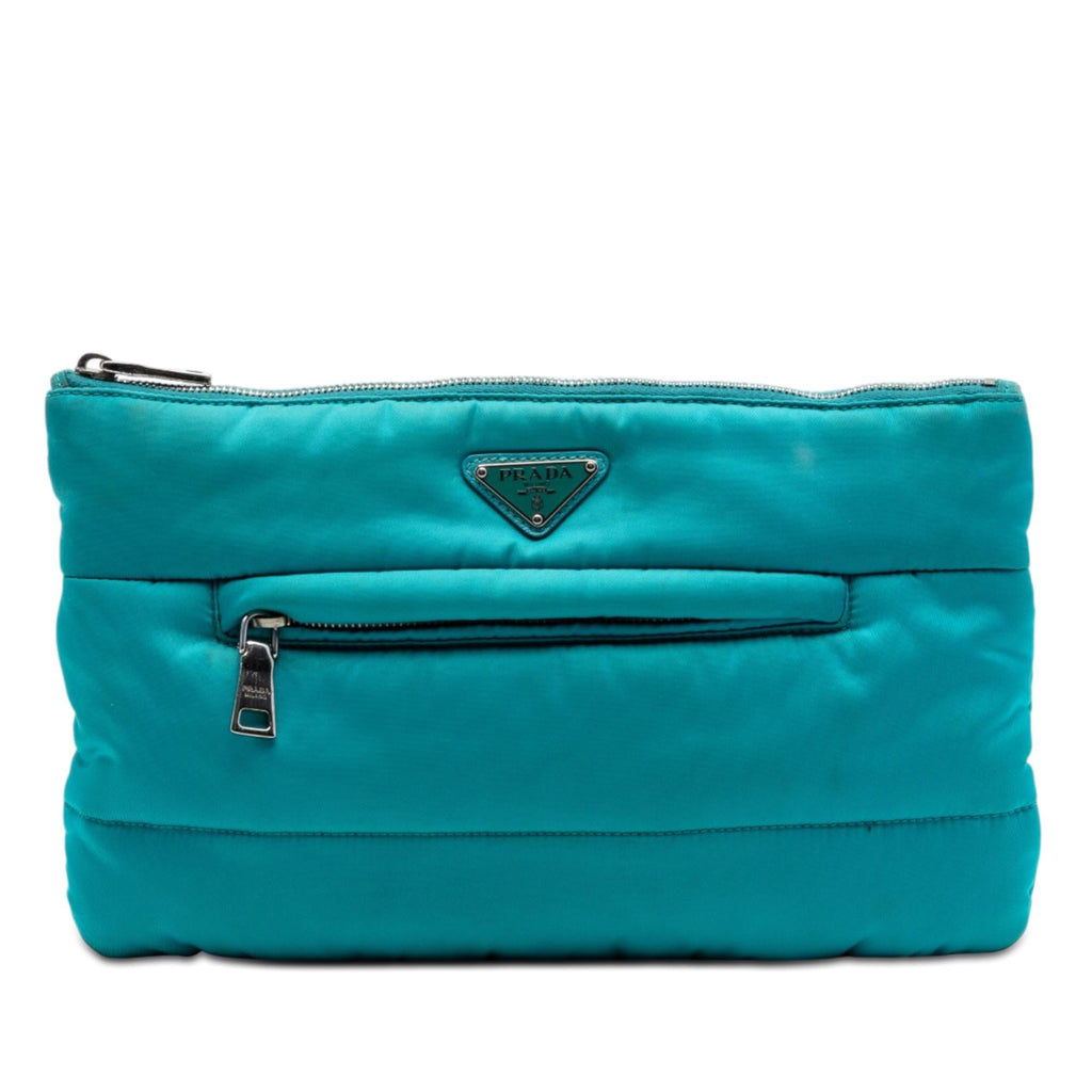 Prada Tessuto Bomber Clutch