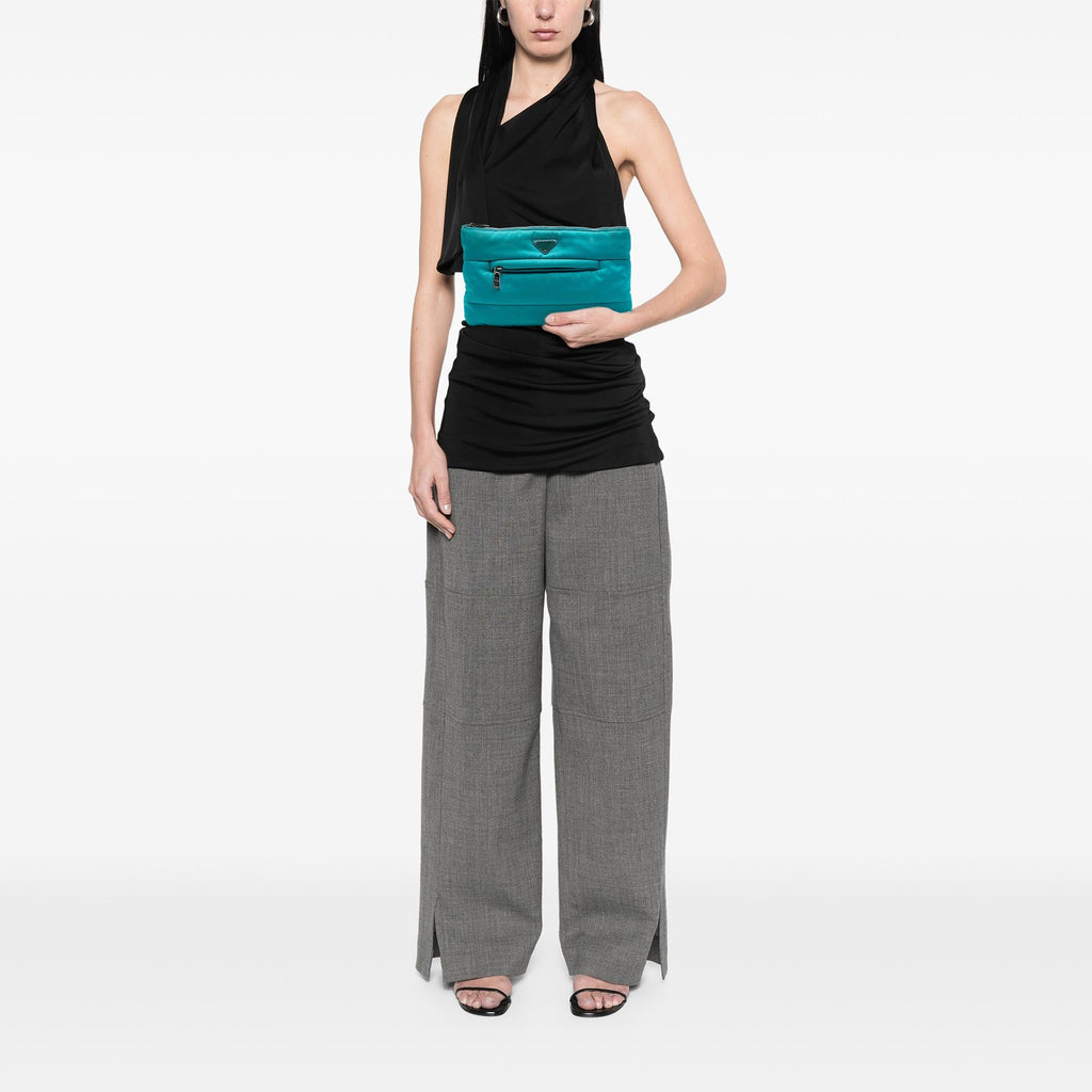 Prada Tessuto Bomber Clutch