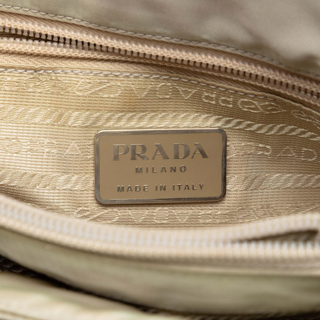Prada Tessuto Chain Shoulder Bag