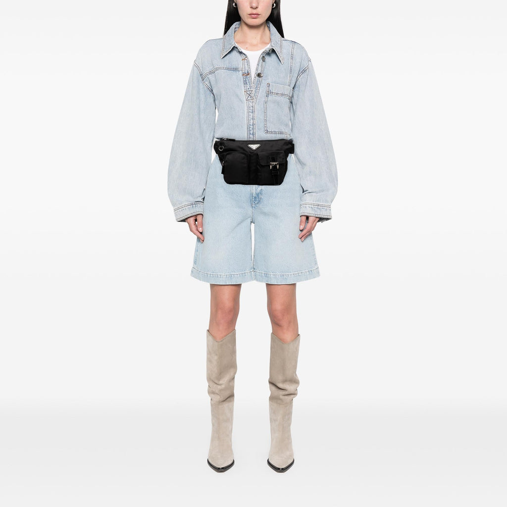 Prada Tessuto Multi Pocket Belt Bag