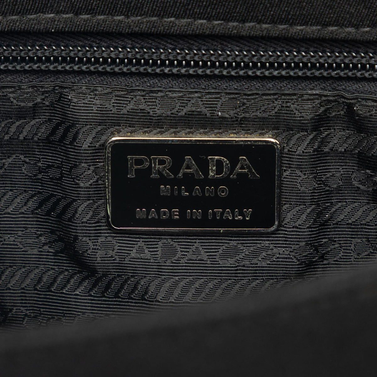 Prada Tessuto Swing Chain Shoulder Bag