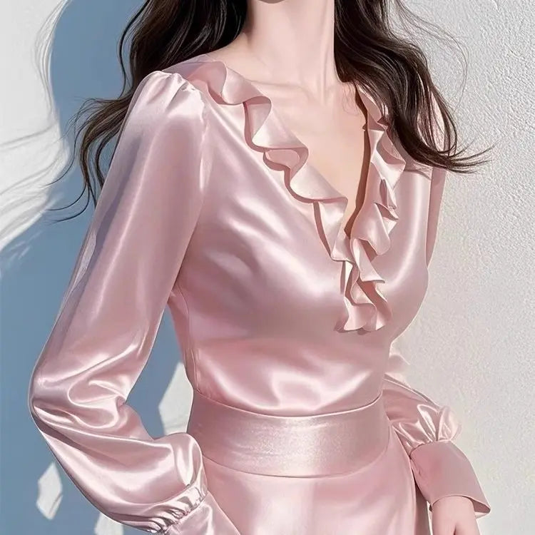 Blouse Design Satin