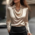 Blouse Beige Satin