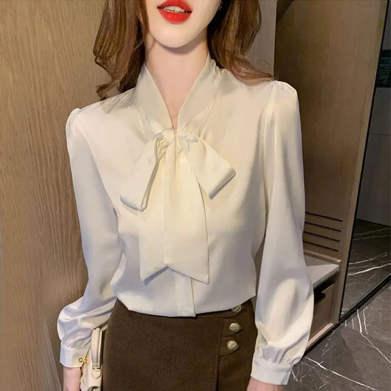 Blouse en Satin de Soie