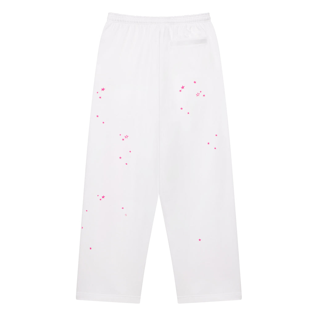FRACTURED LOGO WIDE LEG SWEATPANT