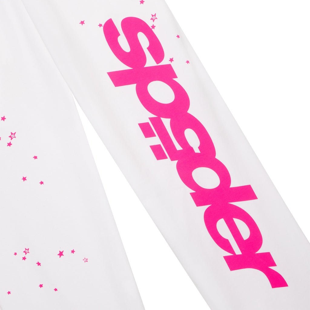 FRACTURED LOGO WIDE LEG SWEATPANT