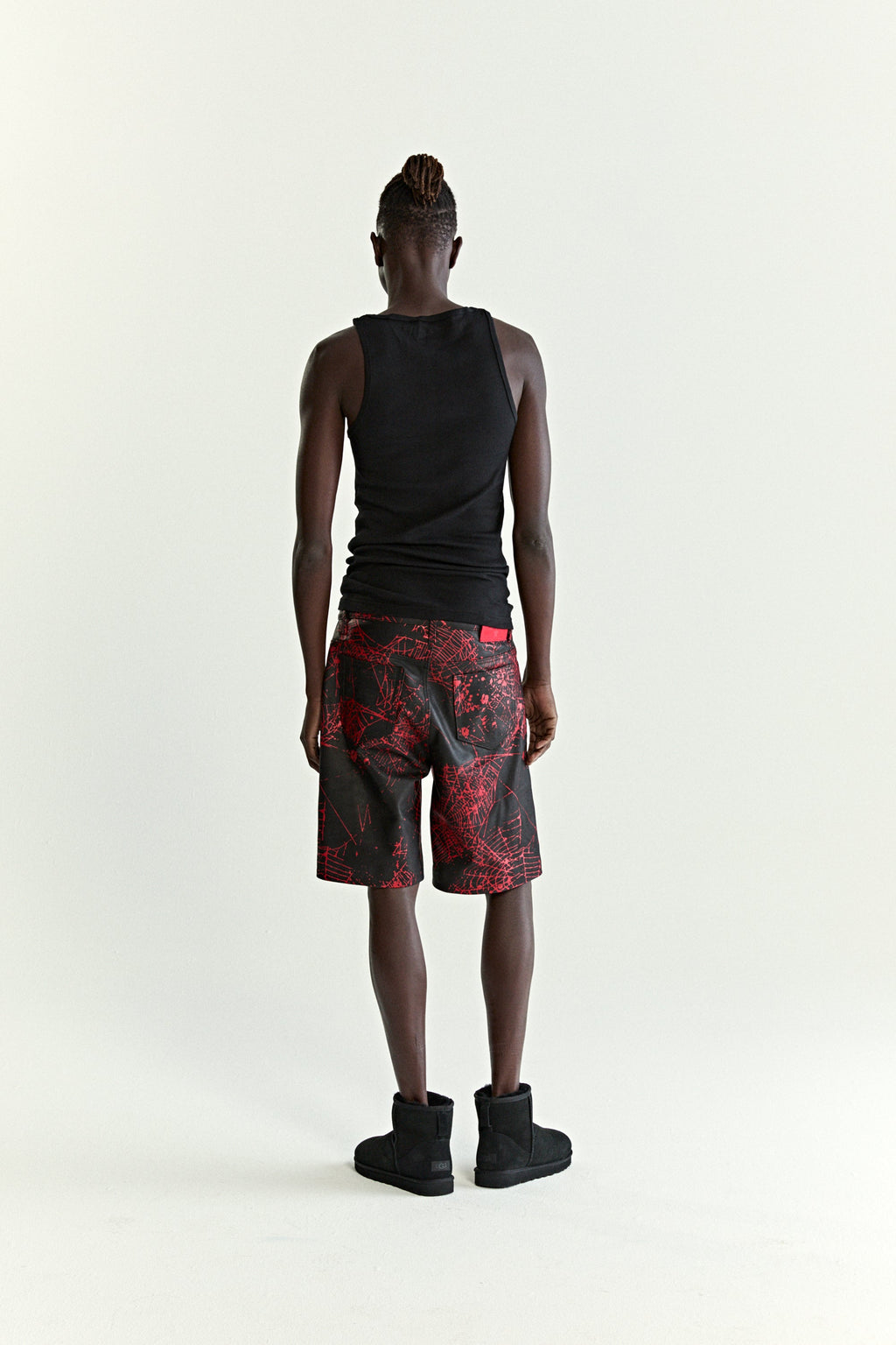 V2 WEB LEATHER SHORT