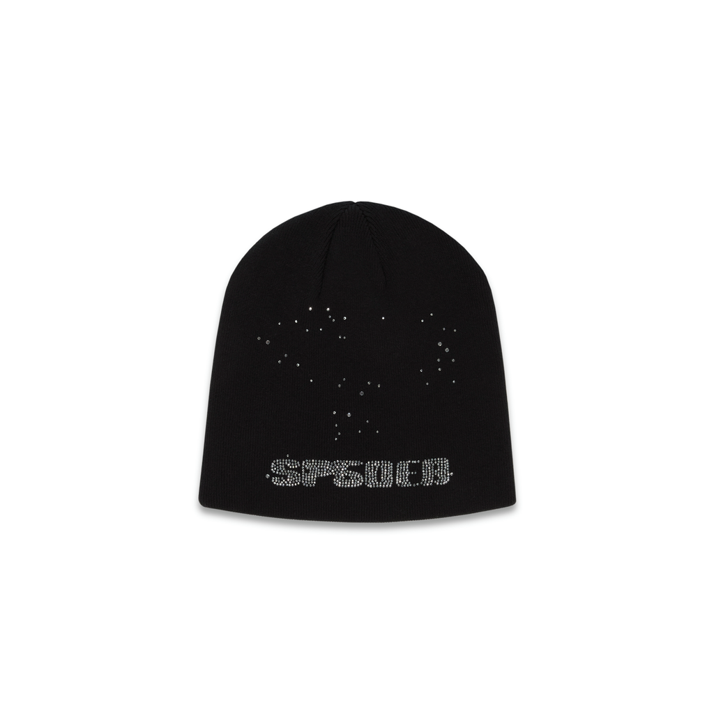 RHINESTONE SILK SKULLY