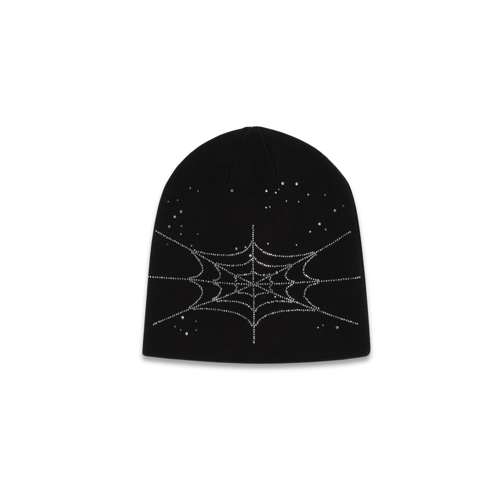 RHINESTONE SILK SKULLY