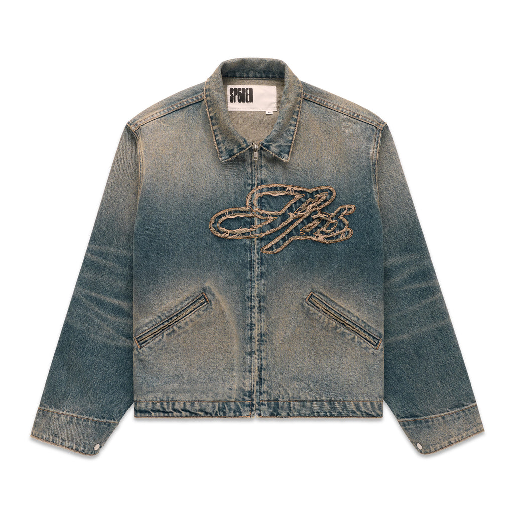 SCRIPT DENIM WORK JACKET