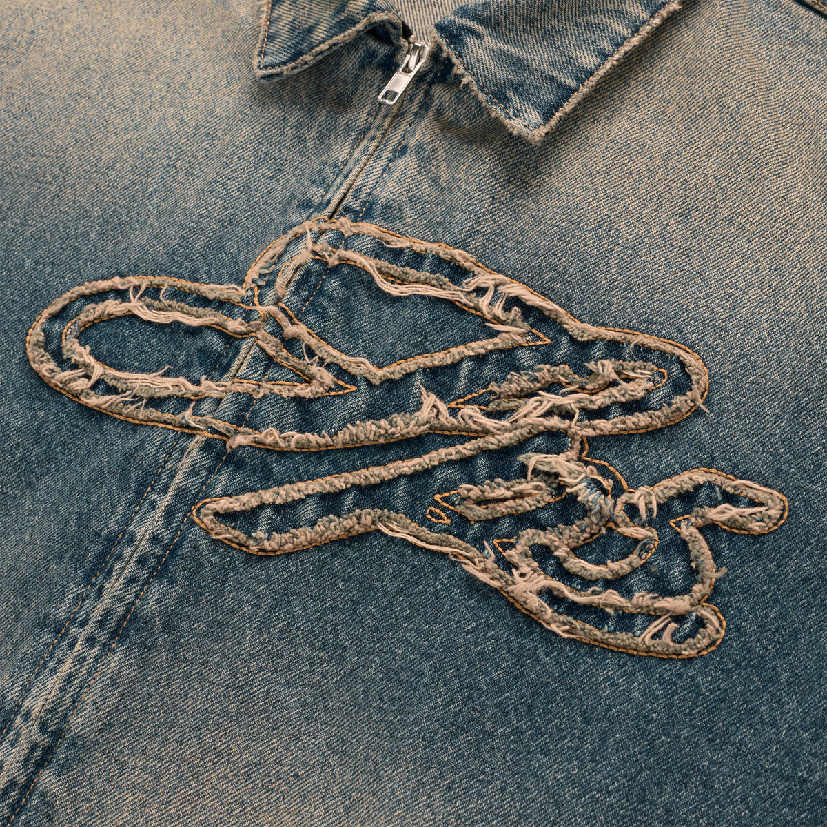 SCRIPT DENIM WORK JACKET