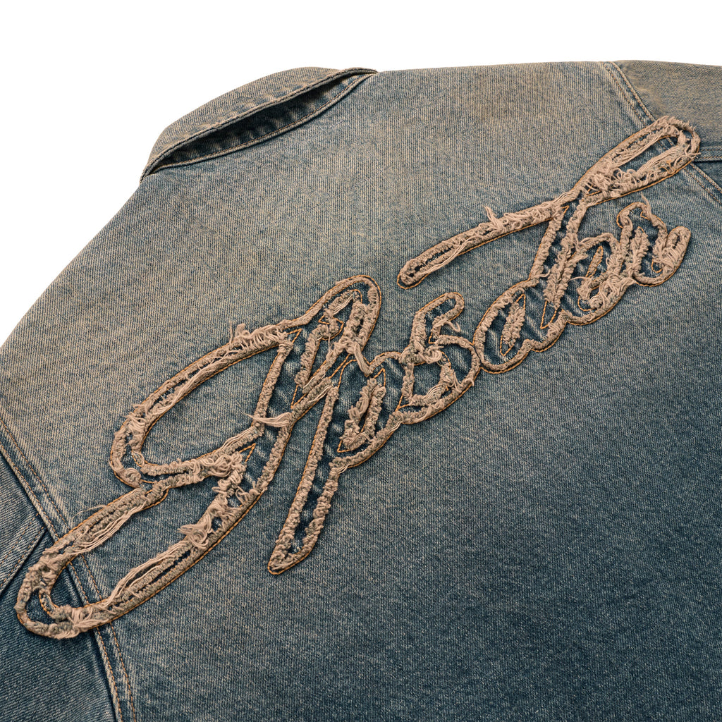 SCRIPT DENIM WORK JACKET