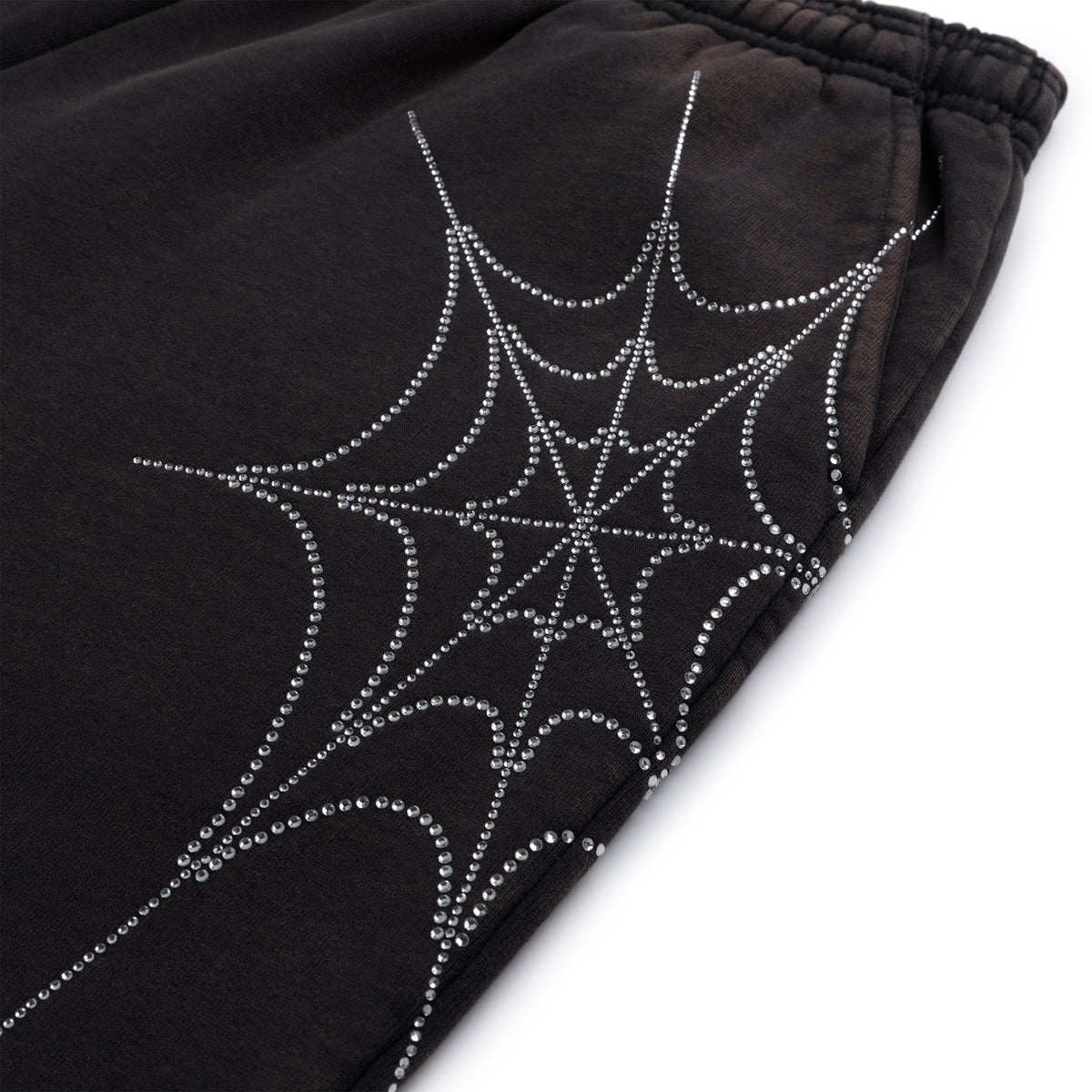 RHINESTONE WEB SWEATPANT