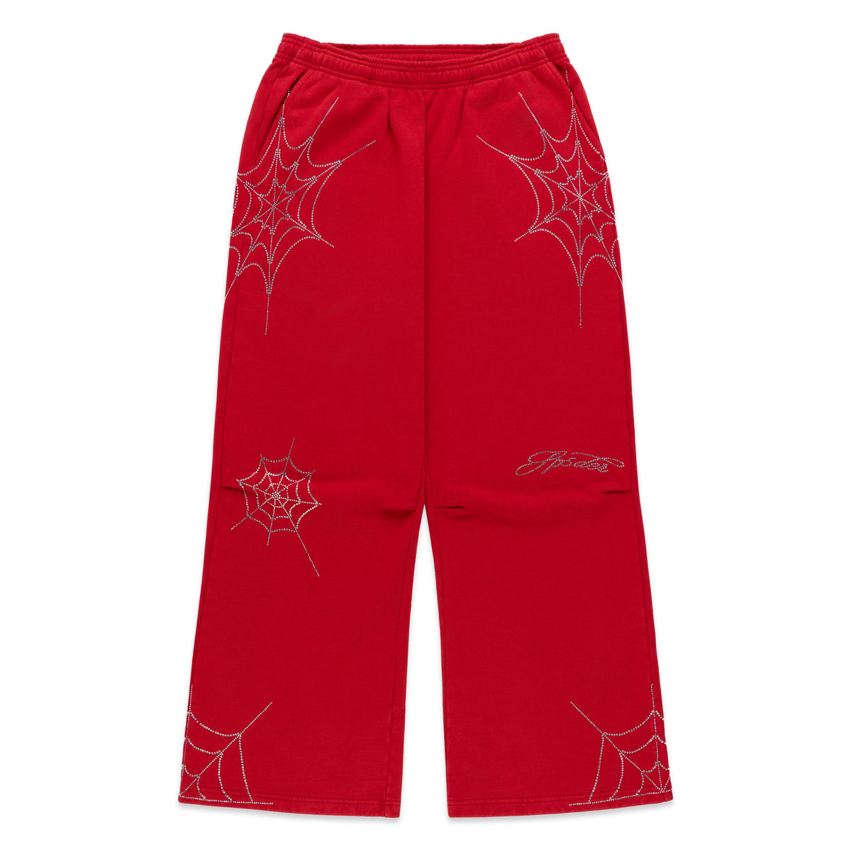 RHINESTONE WEB SWEATPANT