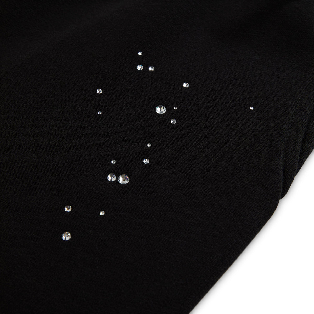 RHINESTONE SILK SWEATPANT
