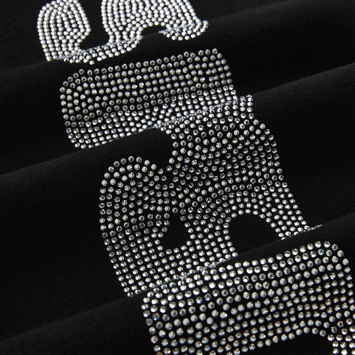 RHINESTONE SILK SWEATPANT