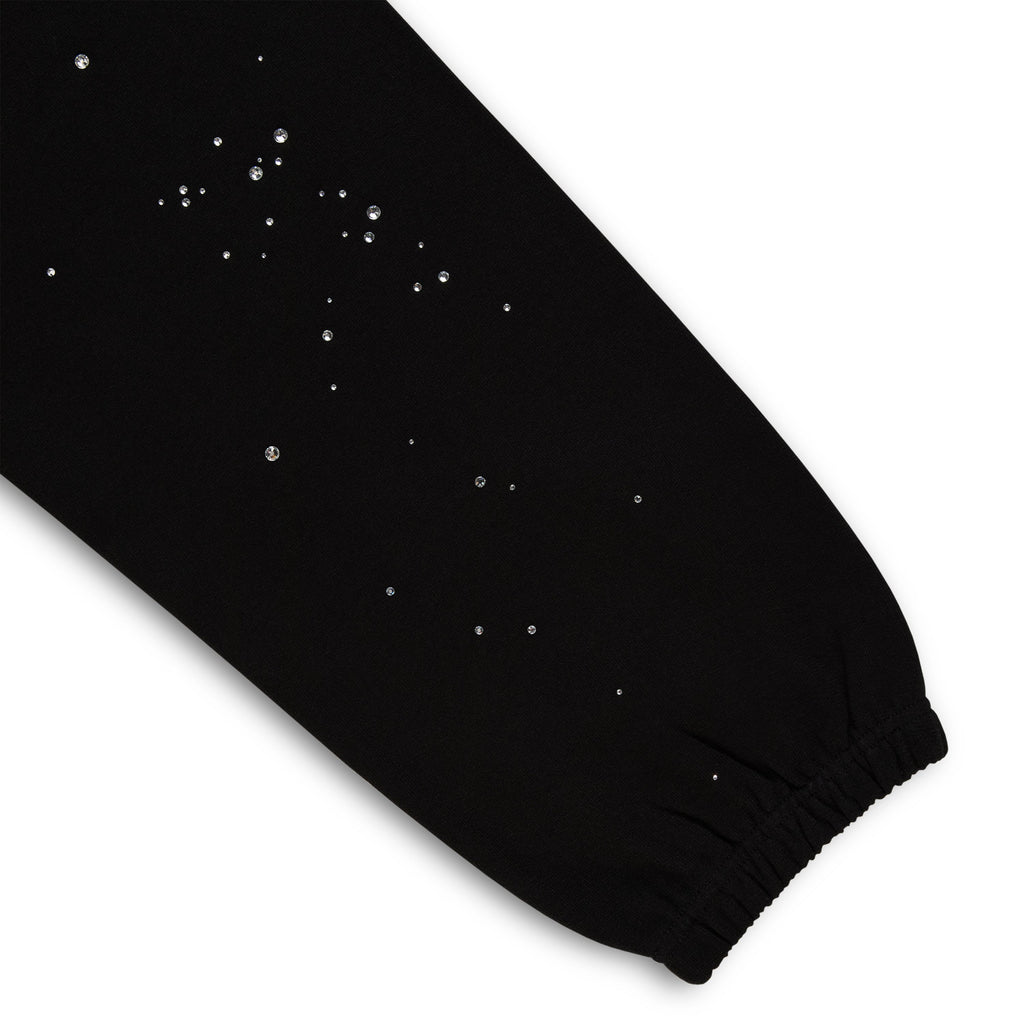 RHINESTONE SILK SWEATPANT
