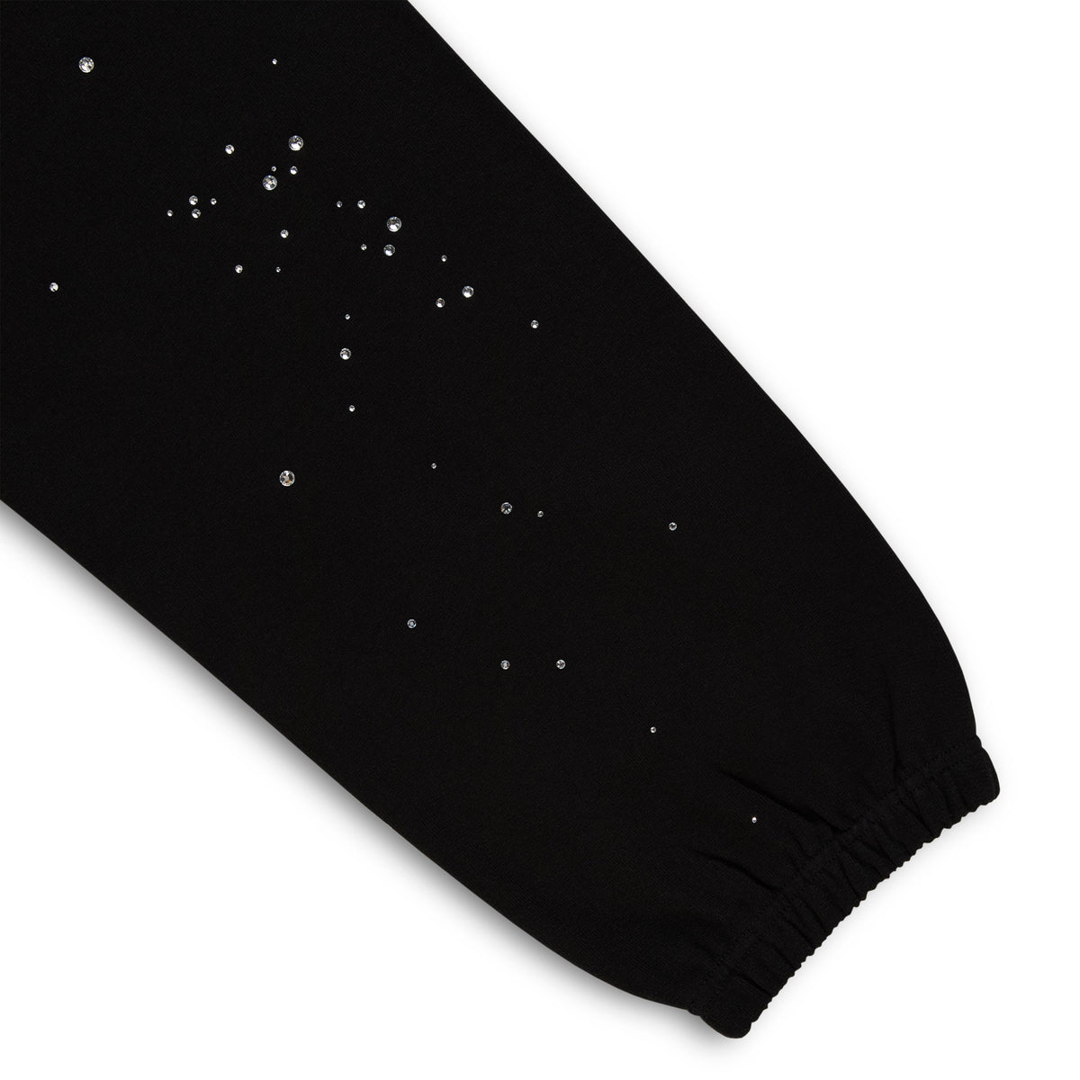 RHINESTONE SILK SWEATPANT