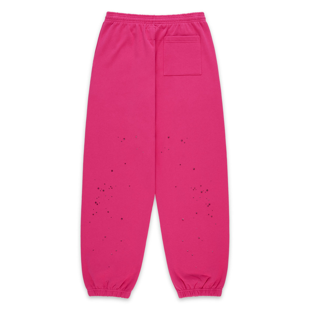 RHINESTONE SILK SWEATPANT