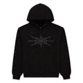 RHINESTONE SILK HOODIE