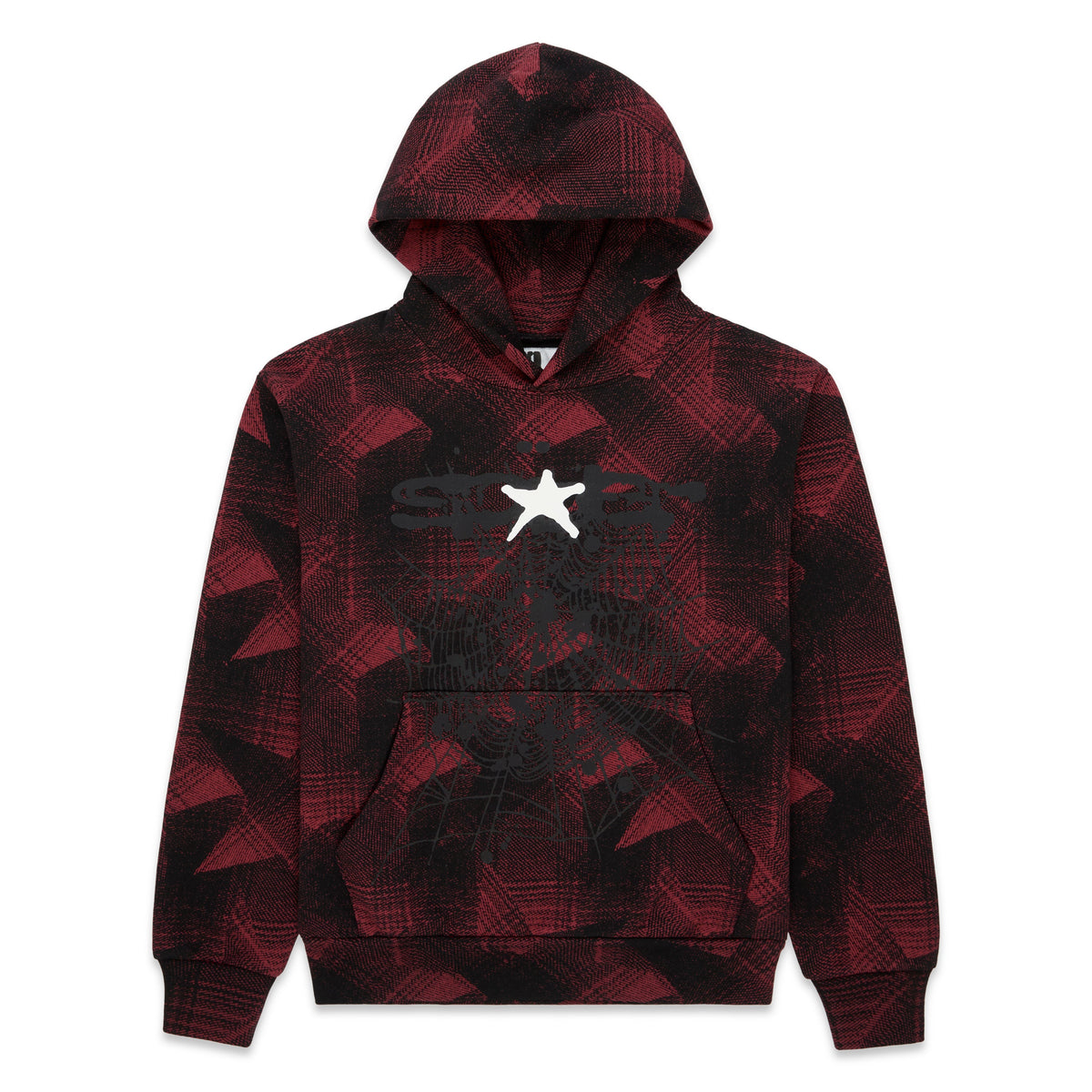 PLAID SPLATT HOODIE