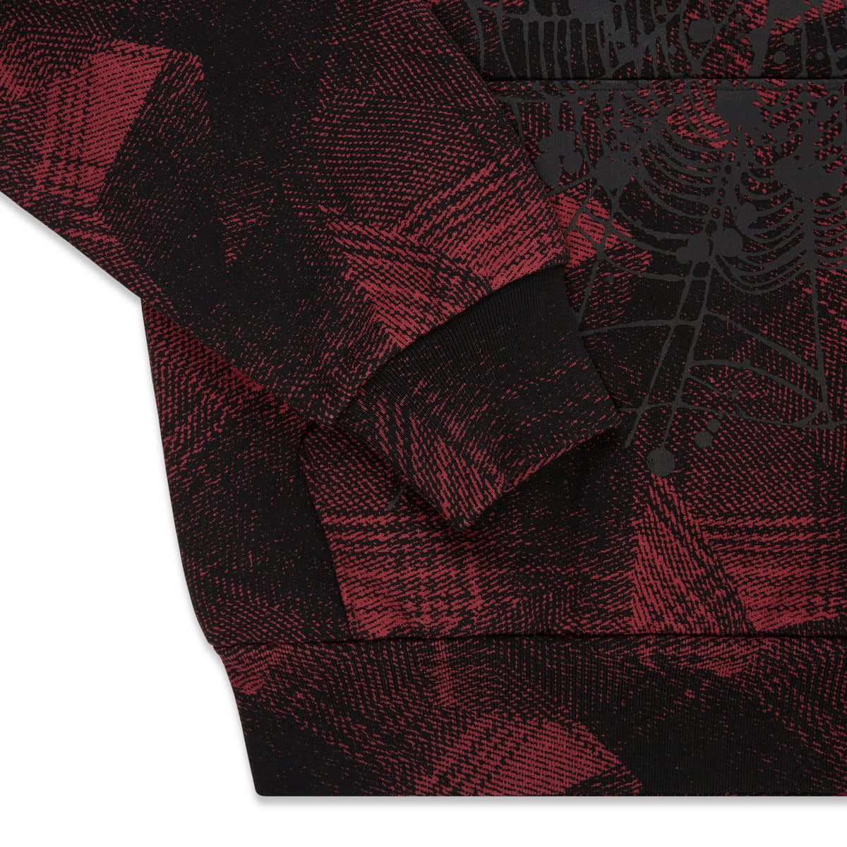 PLAID SPLATT HOODIE