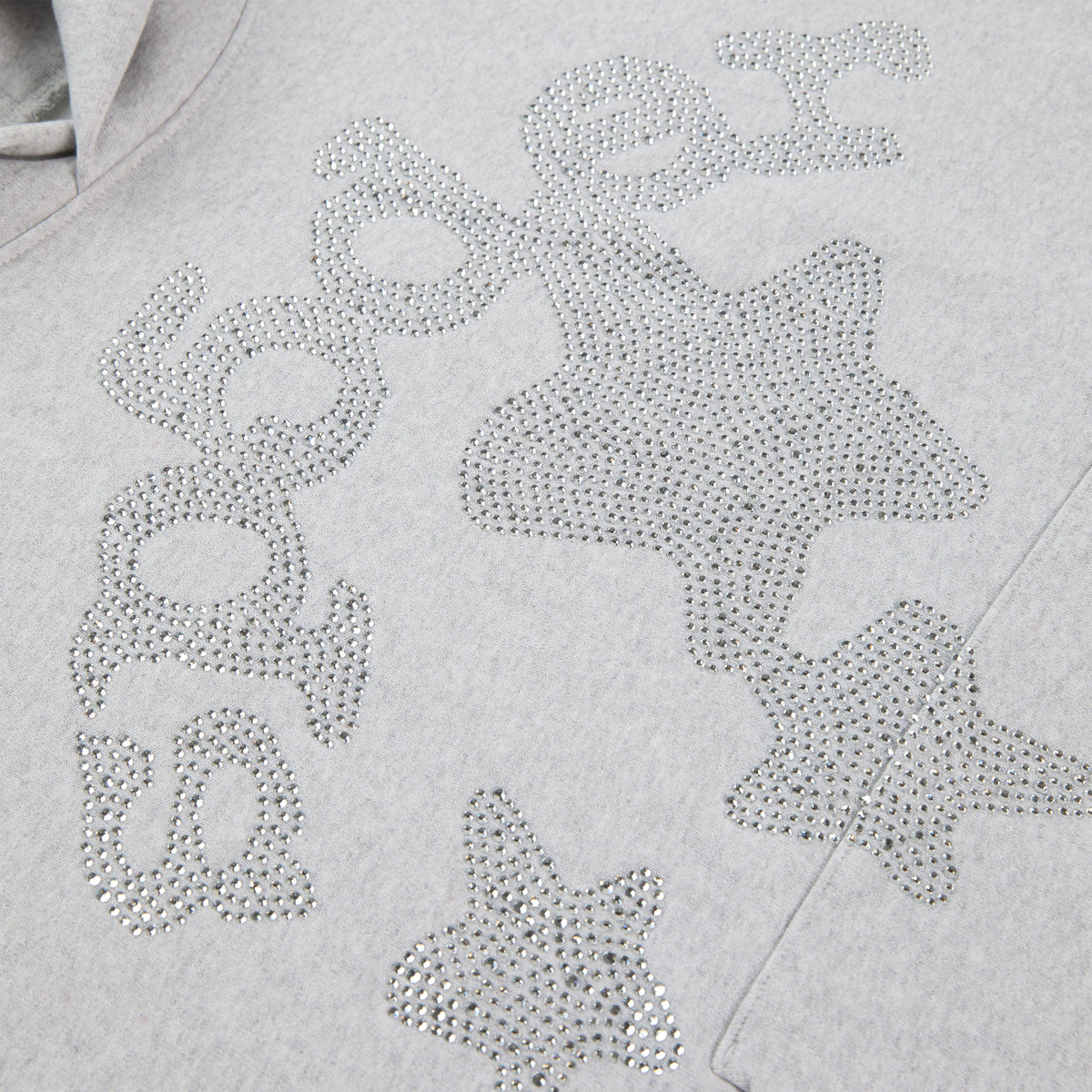 RHINESTONE BELUGA HOODIE
