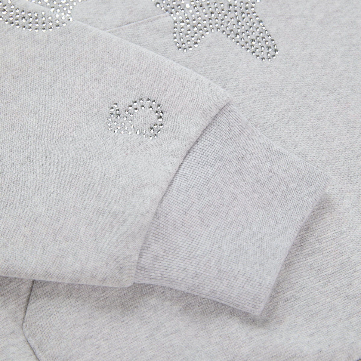 RHINESTONE BELUGA HOODIE