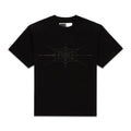 RHINESTONE SILK TEE