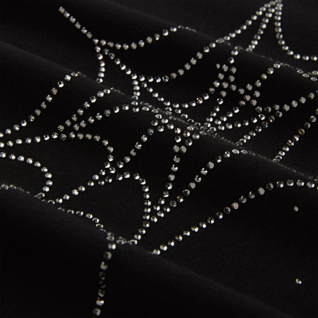 RHINESTONE SILK TEE