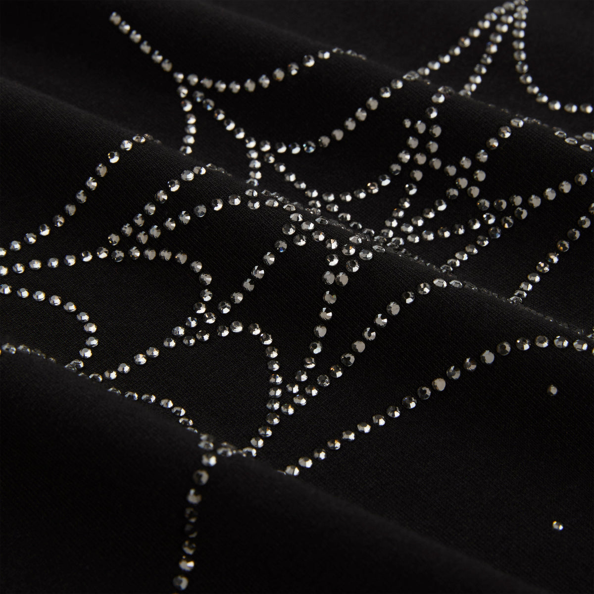 RHINESTONE SILK TEE