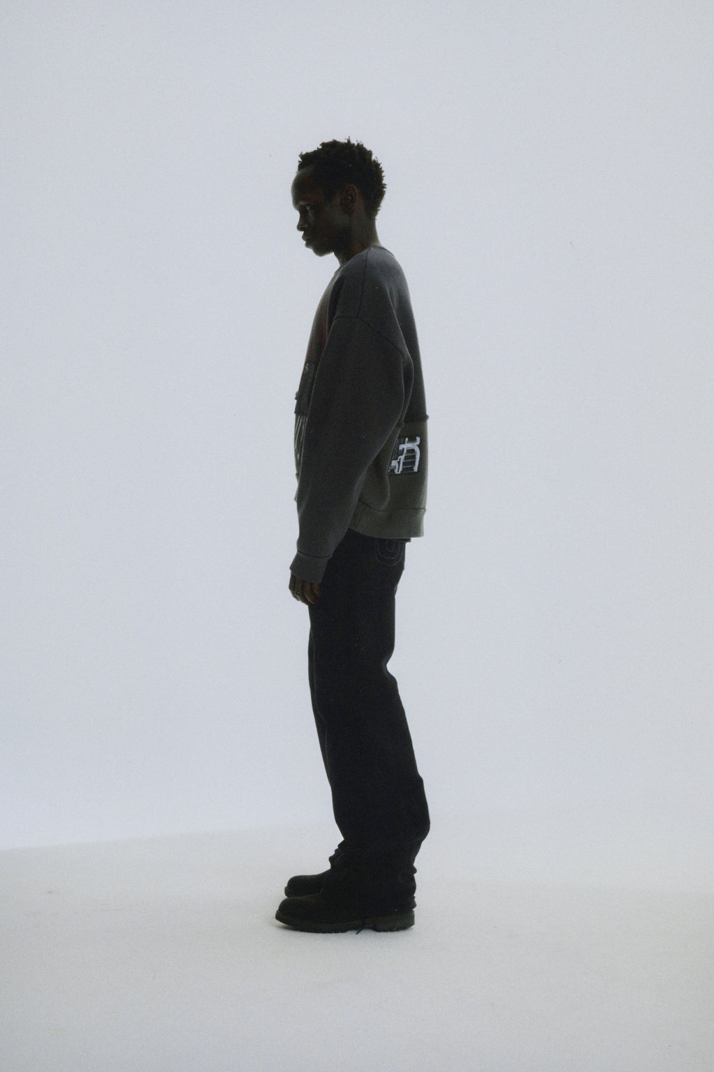 DIFFUSED COLLEGIATE CREWNECK