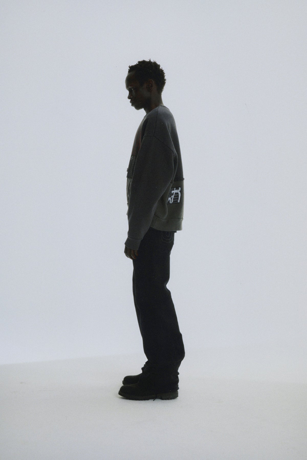 DIFFUSED COLLEGIATE CREWNECK