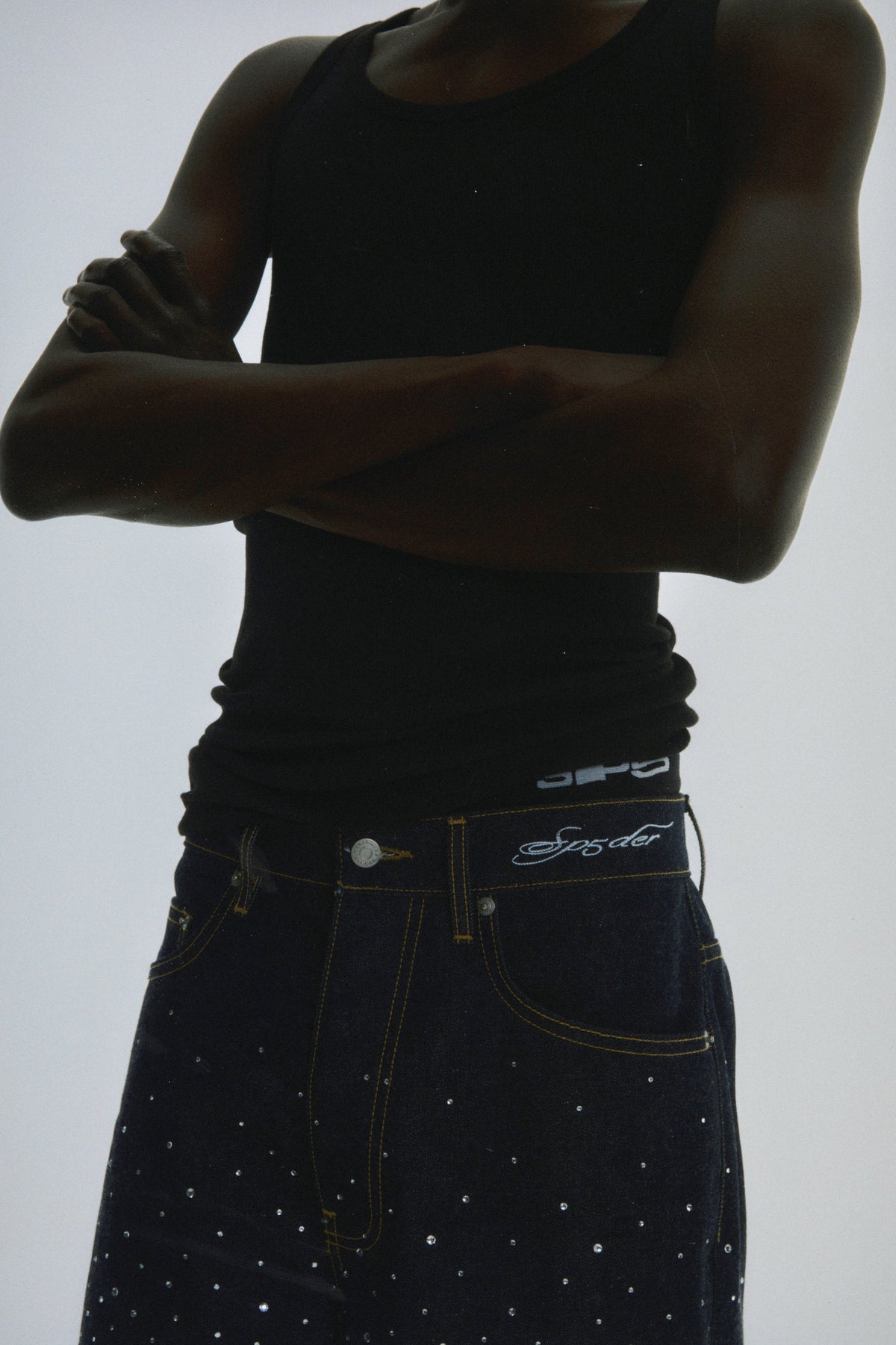 STAR DUST DENIM SHORT