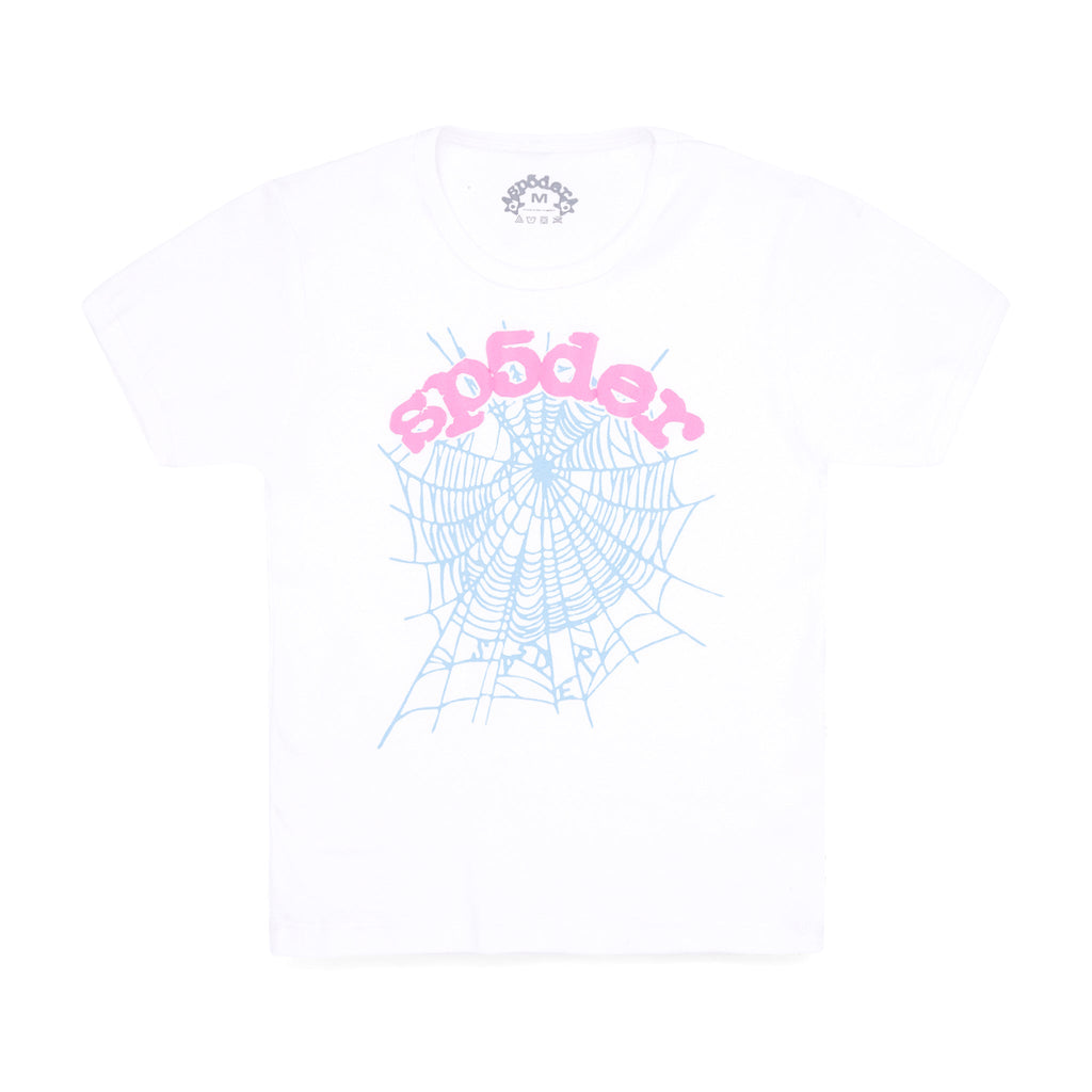 WHITE OG WEB BABY TEE