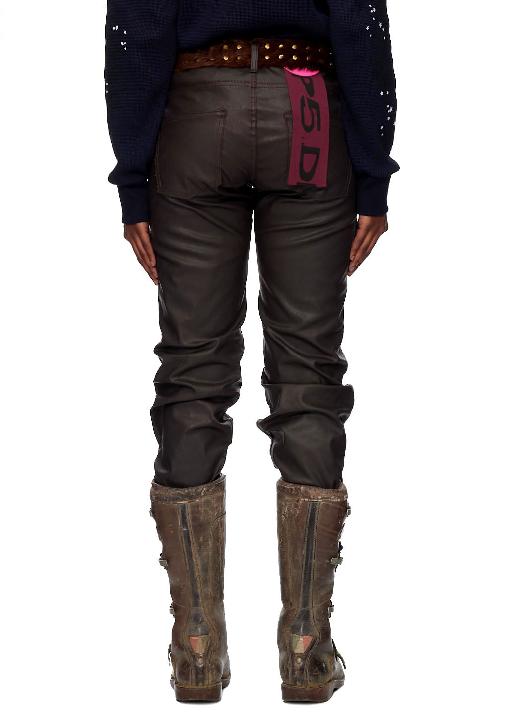 COATED FRONT POCKET JEAN