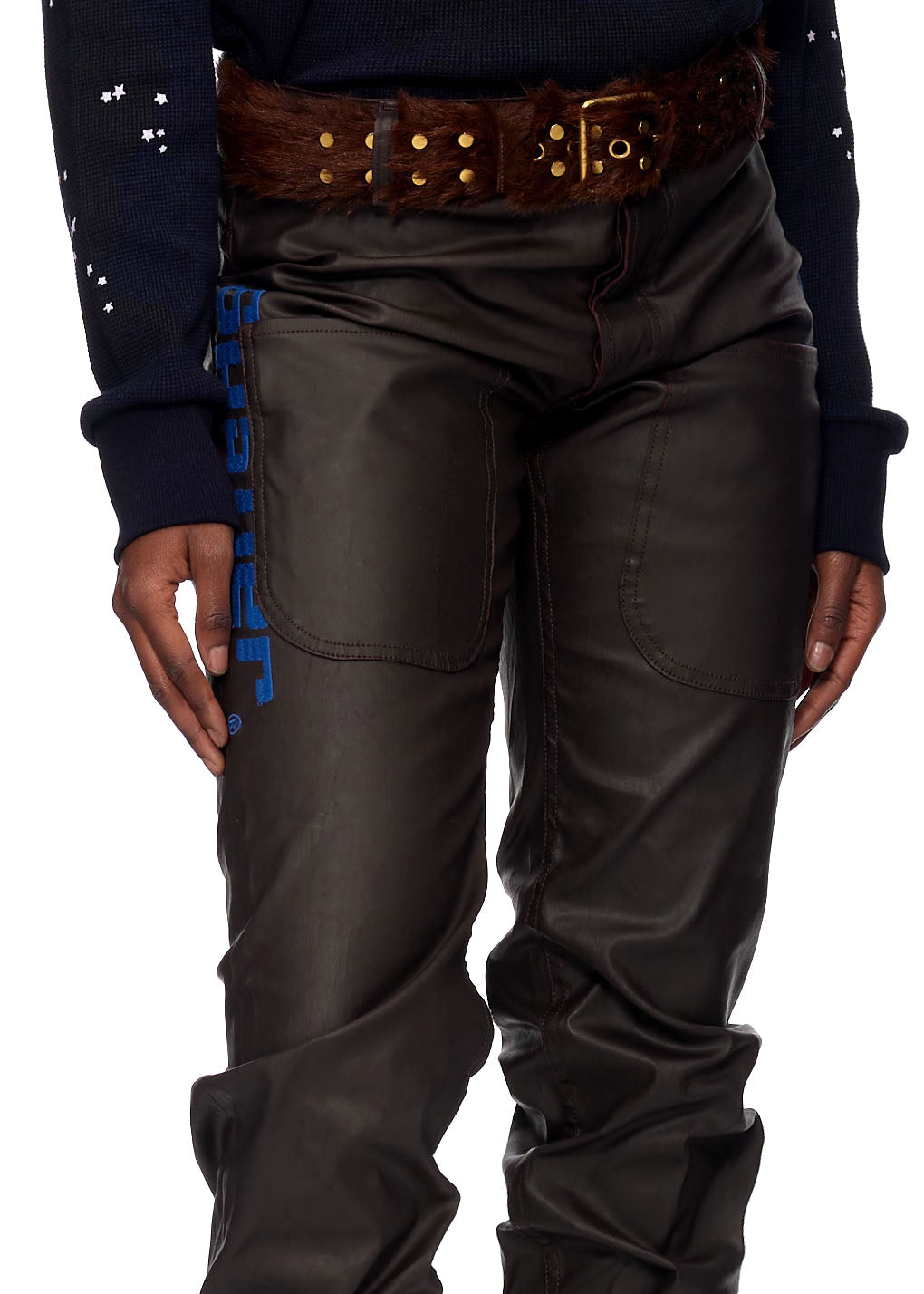 COATED FRONT POCKET JEAN