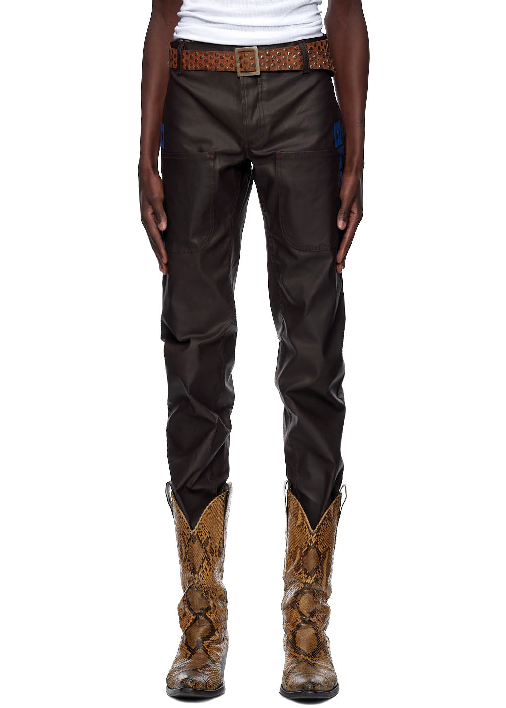 COATED FRONT POCKET JEAN
